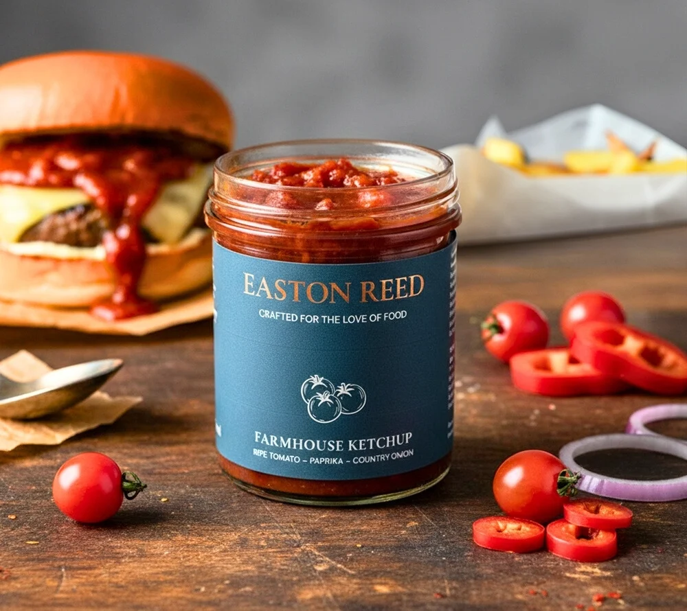 Easton Reed Farmhouse Ketchup, 280 ml - Obrázek 3